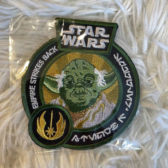 Star Wars patches and death star luggage tag Darth Vader Yoda New Sealed - Picture 3 of 9